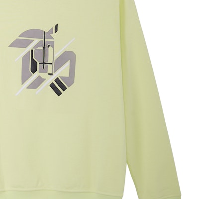 HERMES SS23 Lemon Green Sweatshirt with Animal Pattern. H357780HA2Q Cheap HERMES SS23 Lemon Green Sweatshirt with Animal Pattern. H357780HA2Q