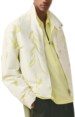 HERMES SS23 Light Yellow Botanical Print Jacket. H352220HD3H Buy HERMES SS23 Light Yellow Botanical Print Jacket. H352220HD3H