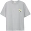Order HERMES SS23 Kaos Pendek Crewneck Logo Patch Abu Muda. H357925HA76