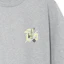Cheap HERMES SS23 Kaos Pendek Crewneck Logo Patch Abu Muda. H357925HA76