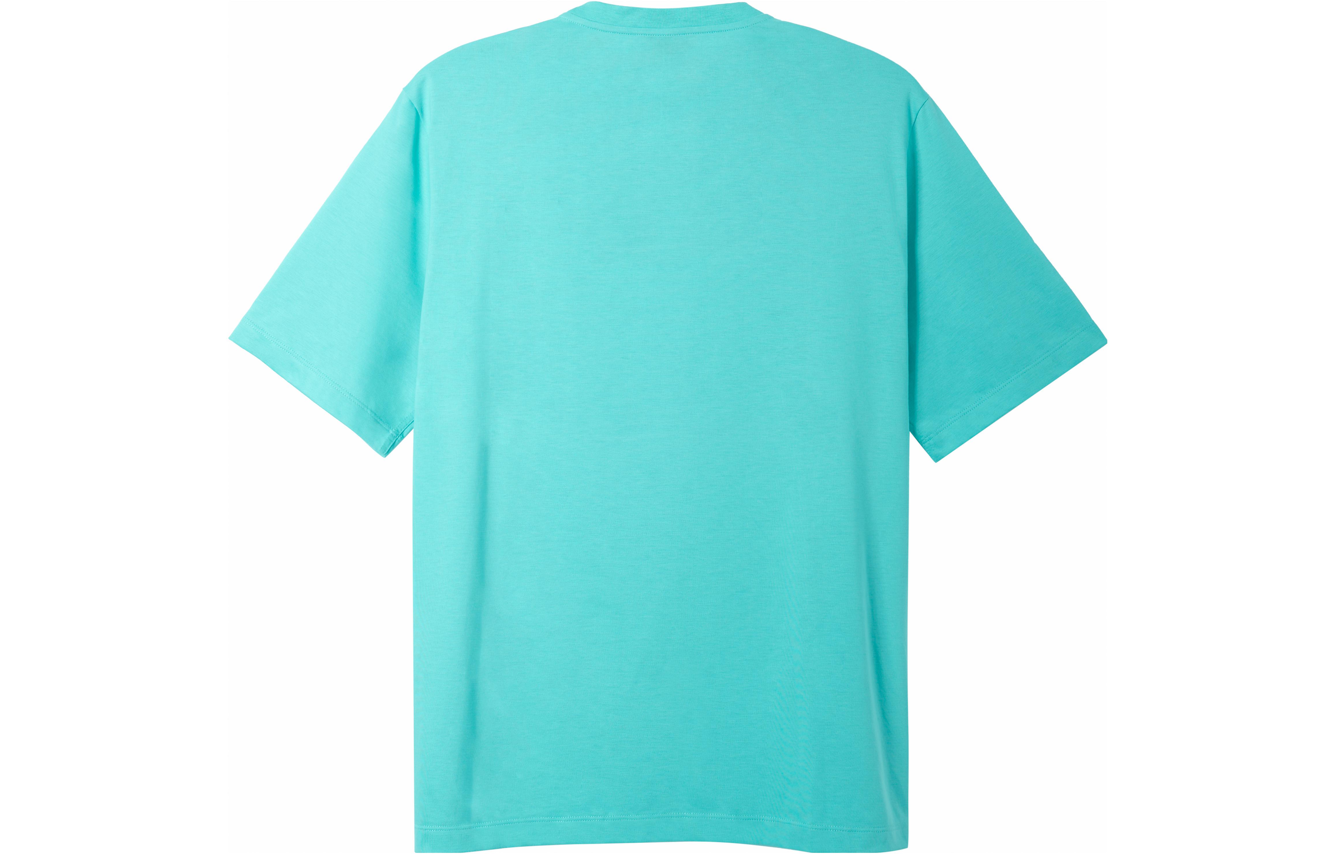 Lookbook HERMES SS23 Camiseta Azul Claro con Logo de Manga Corta H357940HA0R