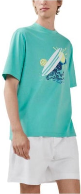 HERMES SS23 Camiseta Azul Claro con Logo de Manga Corta H357940HA0R Shop HERMES SS23 Camiseta Azul Claro con Logo de Manga Corta H357940HA0R