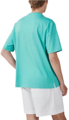 HERMES SS23 Camiseta Azul Claro con Logo de Manga Corta H357940HA0R Purchase HERMES SS23 Camiseta Azul Claro con Logo de Manga Corta H357940HA0R