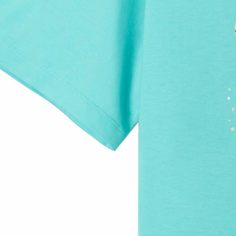 Cheap HERMES SS23 Camiseta Azul Claro con Logo de Manga Corta H357940HA0R