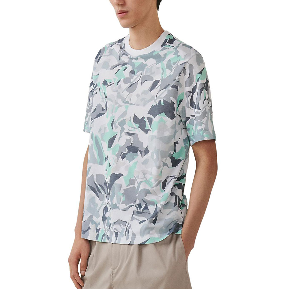 HERMES SS23  Round Neck Casual T-Shirt Light Aqua Blue H357955HA1TLA