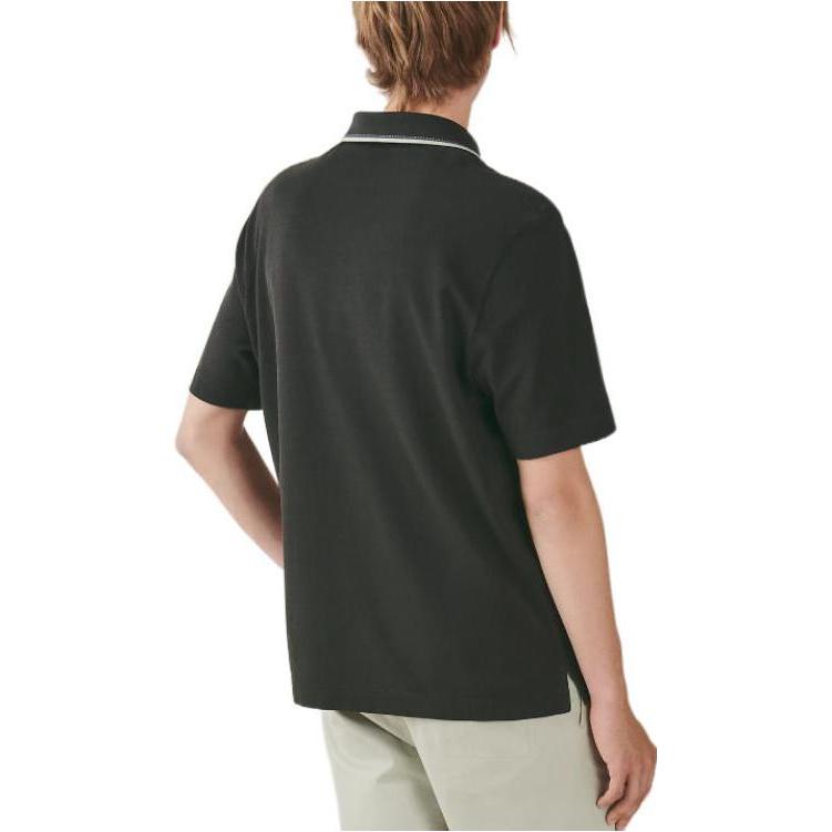 Purchase HERMES SS23 Polo Negro Casual de Manga Corta para Hombre. H357950HA11