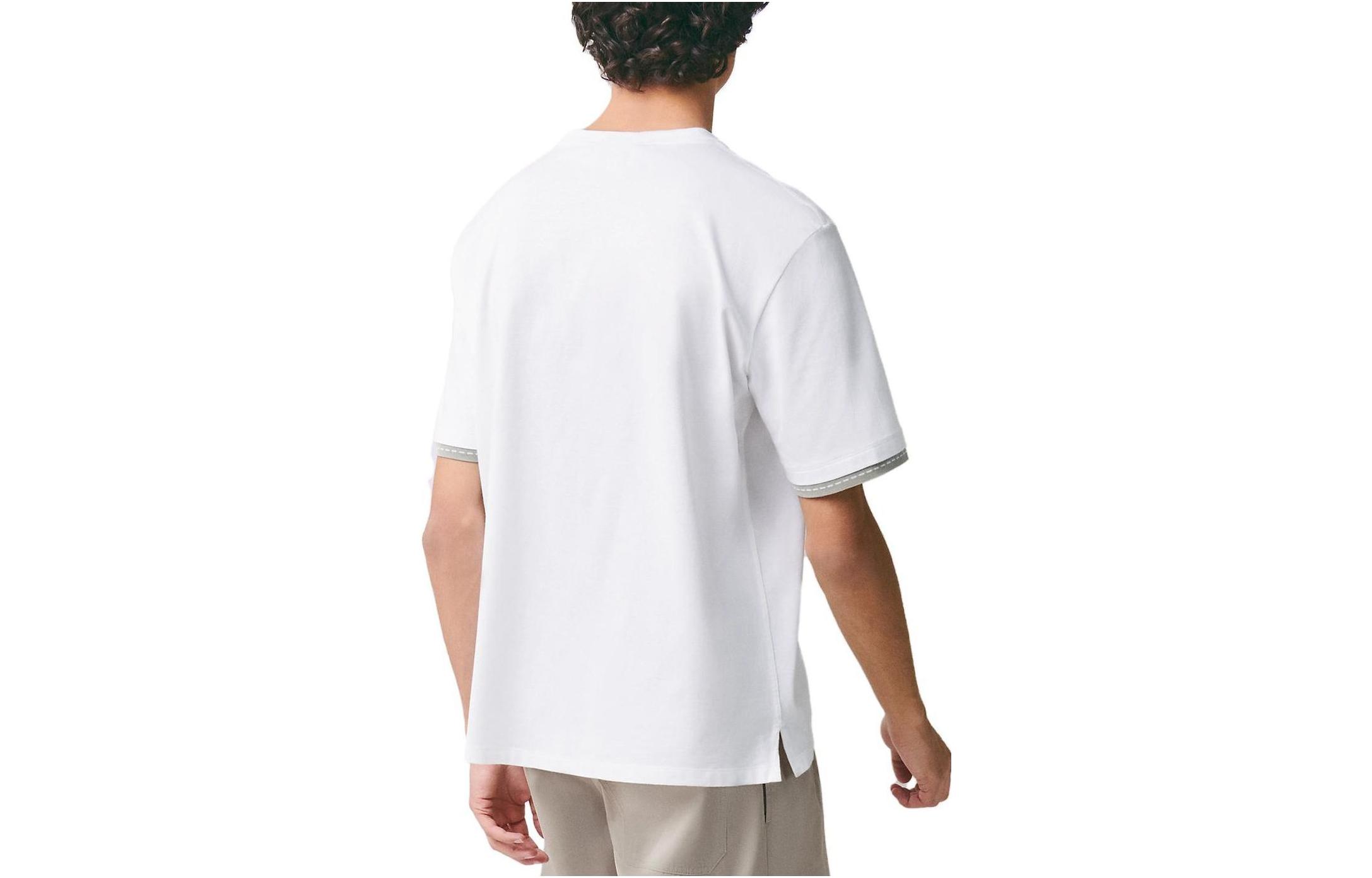 Lookbook HERMES SS23 Kaos Putih Crewneck Lengan Pendek Solid. H357930HA90