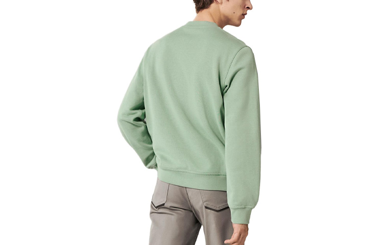 Lookbook HERMES SS23 Baju Lengan Panjang Cetakan Haiwan Grafik Hijau H367820HA4M