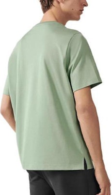 에르메스 SS23 만화 프린트 그린 캐주얼 크루넥 티셔츠. H367970HA4M Purchase 에르메스 SS23 만화 프린트 그린 캐주얼 크루넥 티셔츠. H367970HA4M