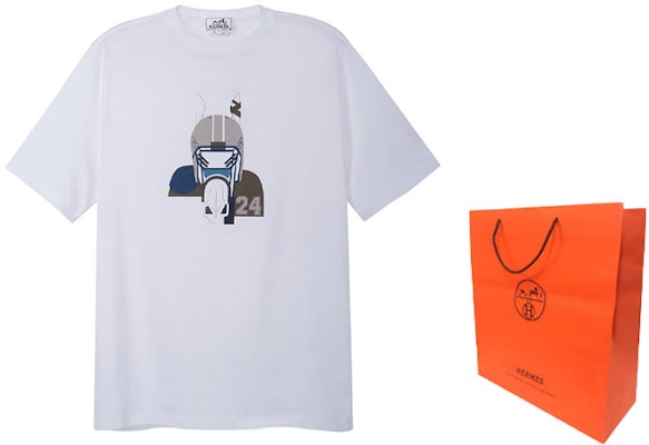 HERMES SS23 Cartoon Print Short Sleeve T-Shirt White Tee H367970HA90 Shop HERMES SS23 Cartoon Print Short Sleeve T-Shirt White Tee H367970HA90