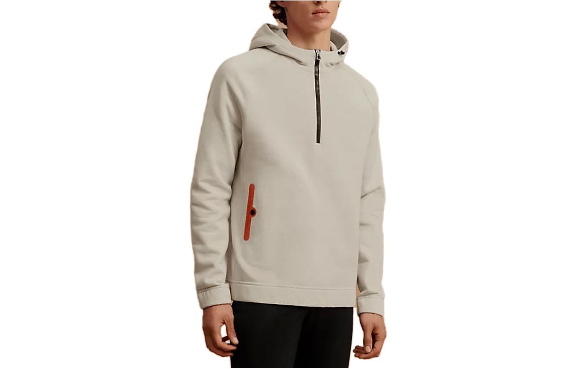 Order 愛馬仕 SS23 灰色休閒套頭衫運動衫 H800736EV02