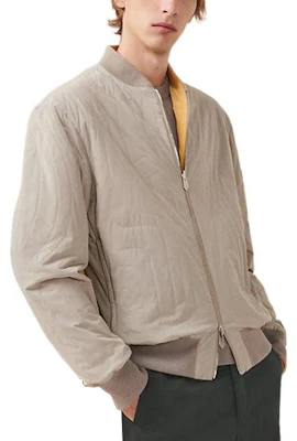 Hermes SS23 Men’s Solid Baseball Collar Reversible Zip Jacket Light Khaki H352720HJYB Buy Hermes SS23 Men’s Solid Baseball Collar Reversible Zip Jacket Light Khaki H352720HJYB