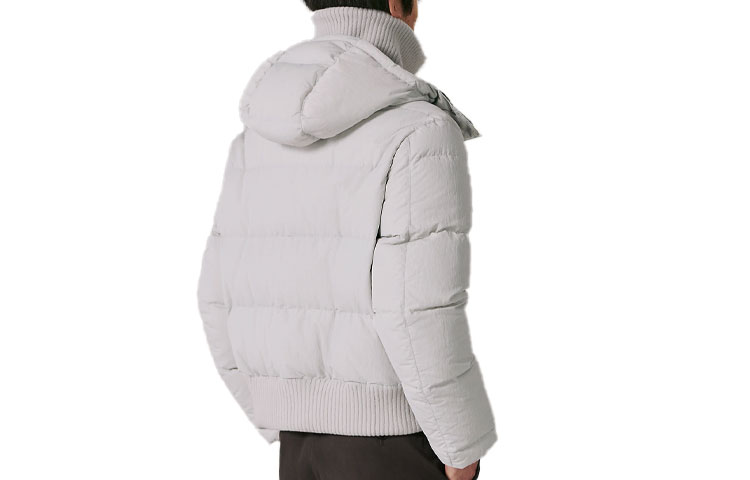 Lookbook 愛馬仕 SS23 拼接休閒連帽外套 灰色 H362620HG4N