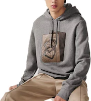 Hermes SS23 Pattern Print Drawstring Hoodie Grey Mens H367800HA76 Hermes SS23 Pattern Print Drawstring Hoodie Grey Mens H367800HA76