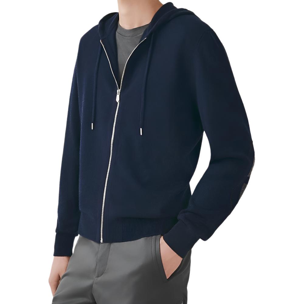 Hermes SS23 Solid Color Hooded Drawstring Jacket H357030HA01