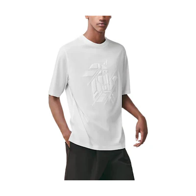 HERMES SS23 Solid Logo Printed Short Sleeve T-Shirt White (). H357935HA90