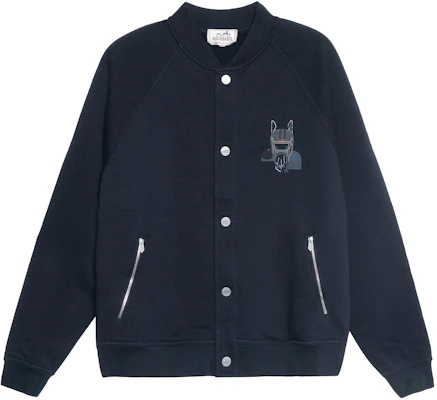 Hermes SS23 Jaket Pria Navy Blue Solid Print Single-Breasted H367830HA01 Buy Hermes SS23 Jaket Pria Navy Blue Solid Print Single-Breasted H367830HA01