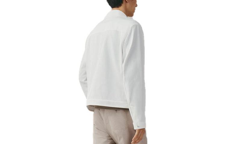 Lookbook HERMES SS23 White Logo Patch Collared Jacket  Outerwear. H352160HC3H