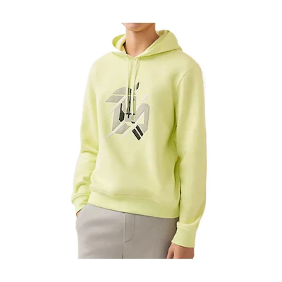 Hermes SS23 Yellow Lambskin Patchwork Hoodie H357790HA2Q