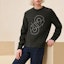 Shop HERMES SS24 Black Embroidered Cashmere Pullover Long Sleeve Sweater H467270HA11