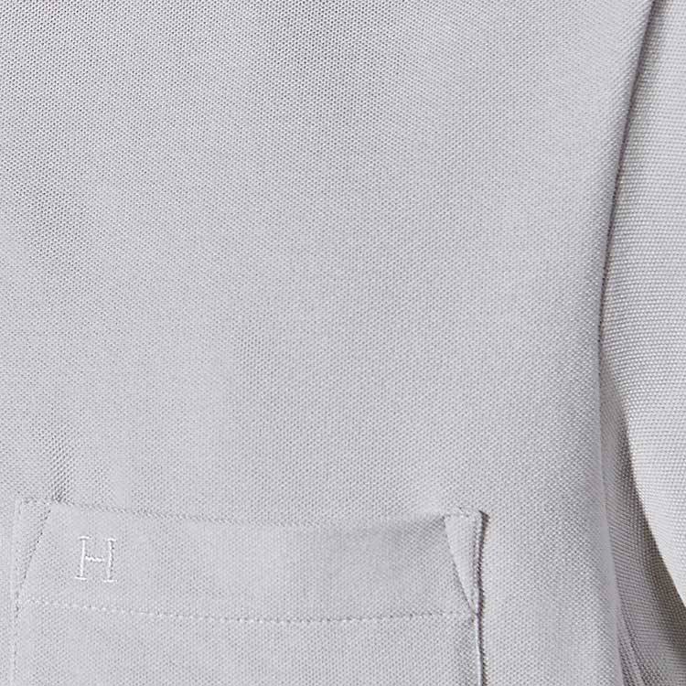 Purchase HERMES SS24 Polo Casual Blanco Niebla con Logo Bordado. H457985HA94