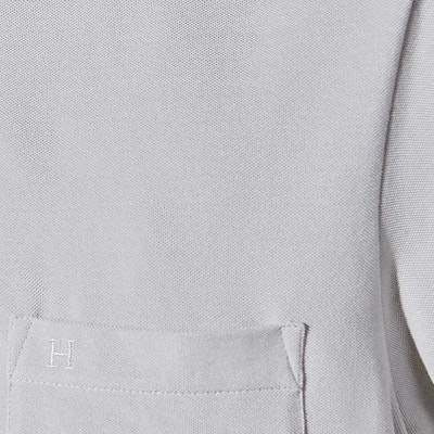 HERMES SS24 Polo Casual Blanco Niebla con Logo Bordado. H457985HA94 Purchase HERMES SS24 Polo Casual Blanco Niebla con Logo Bordado. H457985HA94