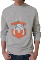 HERMES SS24 Grey Letter Print Long Sleeve Casual Sweatshirt. H457820HA1O HERMES SS24 Grey Letter Print Long Sleeve Casual Sweatshirt. H457820HA1O