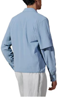 Lookbook HERMES SS24 單色長袖襯衫 淺灰藍色 H452000HA5G