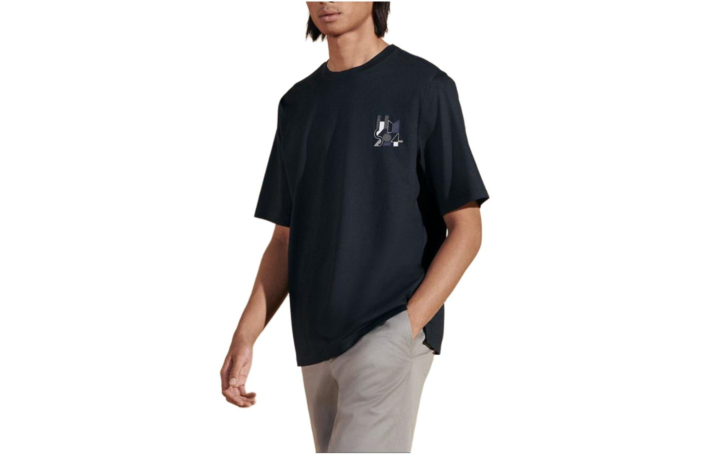 HERMES SS24  Solid Color Leather Detail Crewneck Short-Sleeve T-Shirt H457930HA0D 圖 13