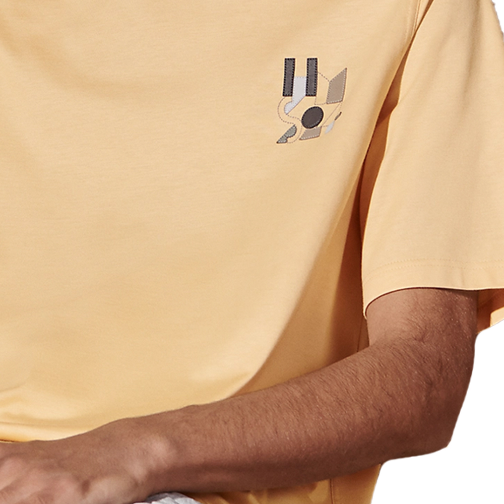 HERMES SS24  Solid Color Leather Detail Crewneck Short-Sleeve T-Shirt H457930HA0D 圖 8