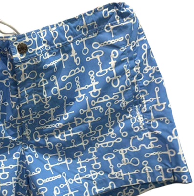 HERMES SS24 Alphabet Print Mid-Rise Straight Beach Shorts Sky Blue Men. H458001H40M Shop HERMES SS24 Alphabet Print Mid-Rise Straight Beach Shorts Sky Blue Men. H458001H40M