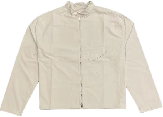 Hermes SS24 Beige Solid Long Sleeve Jacket with Zip Pocket 456120H29442 Buy Hermes SS24 Beige Solid Long Sleeve Jacket with Zip Pocket 456120H29442