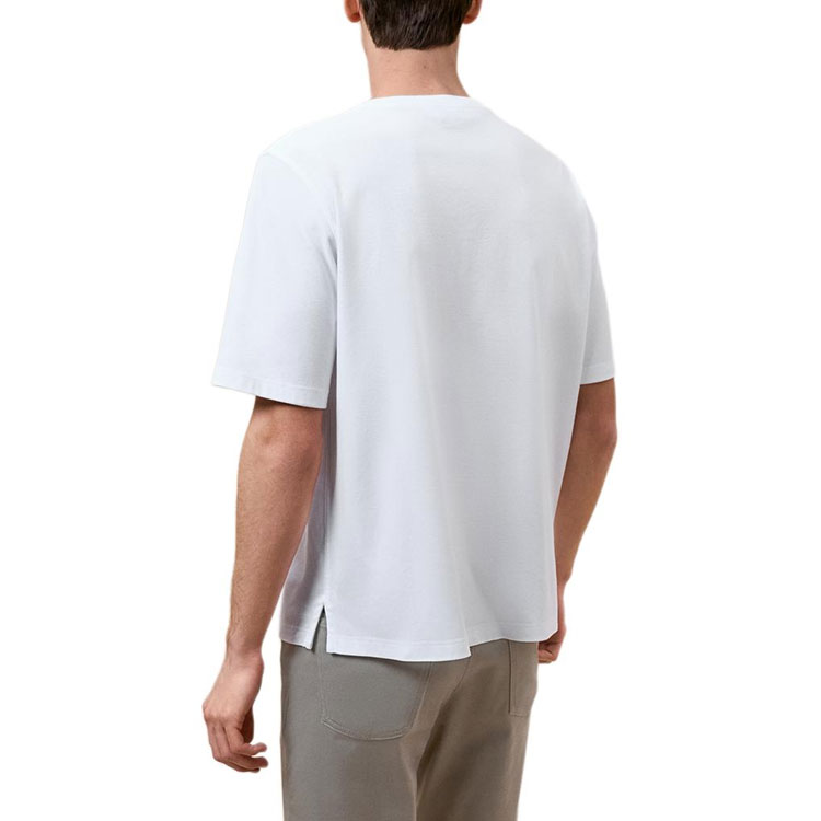 HERMES SS24 Graphic Patch Crewneck Short Sleeve T-Shirt Men’s White H467940HA90 圖 3