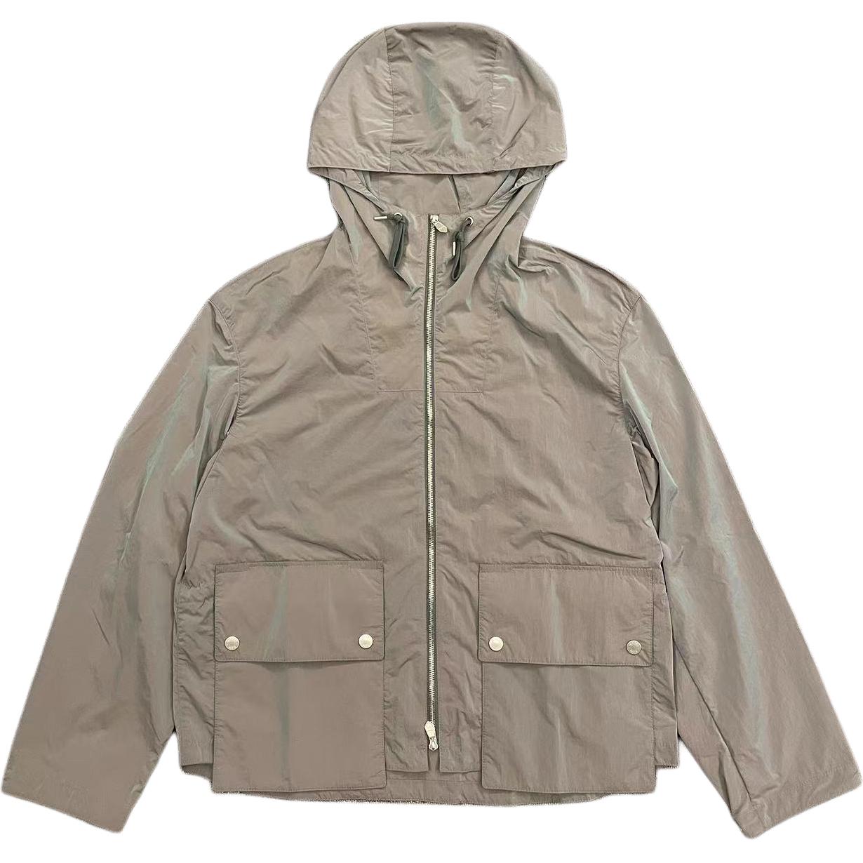 Hermes SS24 Grey Full-Zip Hoodie Jacket 452640HI5M48