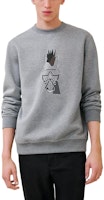 HERMES SS24 Pattern Print Crewneck Long Sleeve Sweatshirt Grey Men’s Casual Wear H467840HA HERMES SS24 Pattern Print Crewneck Long Sleeve Sweatshirt Grey Men’s Casual Wear H467840HA