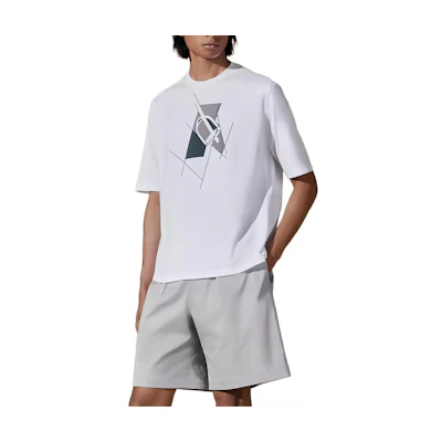 HERMES SS24 Pattern Print Round Neck Short-Sleeve T-Shirt for Men H457950HA90