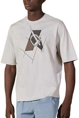 HERMES SS24 Pattern Print Round Neck Short-Sleeve T-Shirt for Men H457950HA90 Order HERMES SS24 Pattern Print Round Neck Short-Sleeve T-Shirt for Men H457950HA90