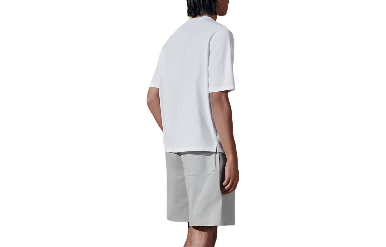 Purchase HERMES SS24 Pattern Print Round Neck Short-Sleeve T-Shirt for Men H457950HA90