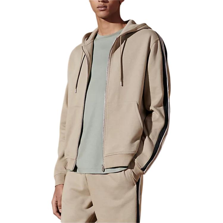 Details for エルメス SS24 メンズ ストライプ ジップアップ フーディー 長袖 H457750HA1W