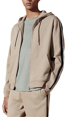 エルメス SS24 メンズ ストライプ ジップアップ フーディー 長袖 H457750HA1W Details for エルメス SS24 メンズ ストライプ ジップアップ フーディー 長袖 H457750HA1W