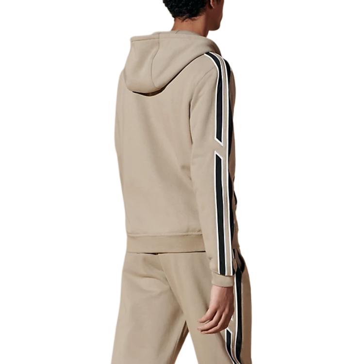 Sizing エルメス SS24 メンズ ストライプ ジップアップ フーディー 長袖 H457750HA1W