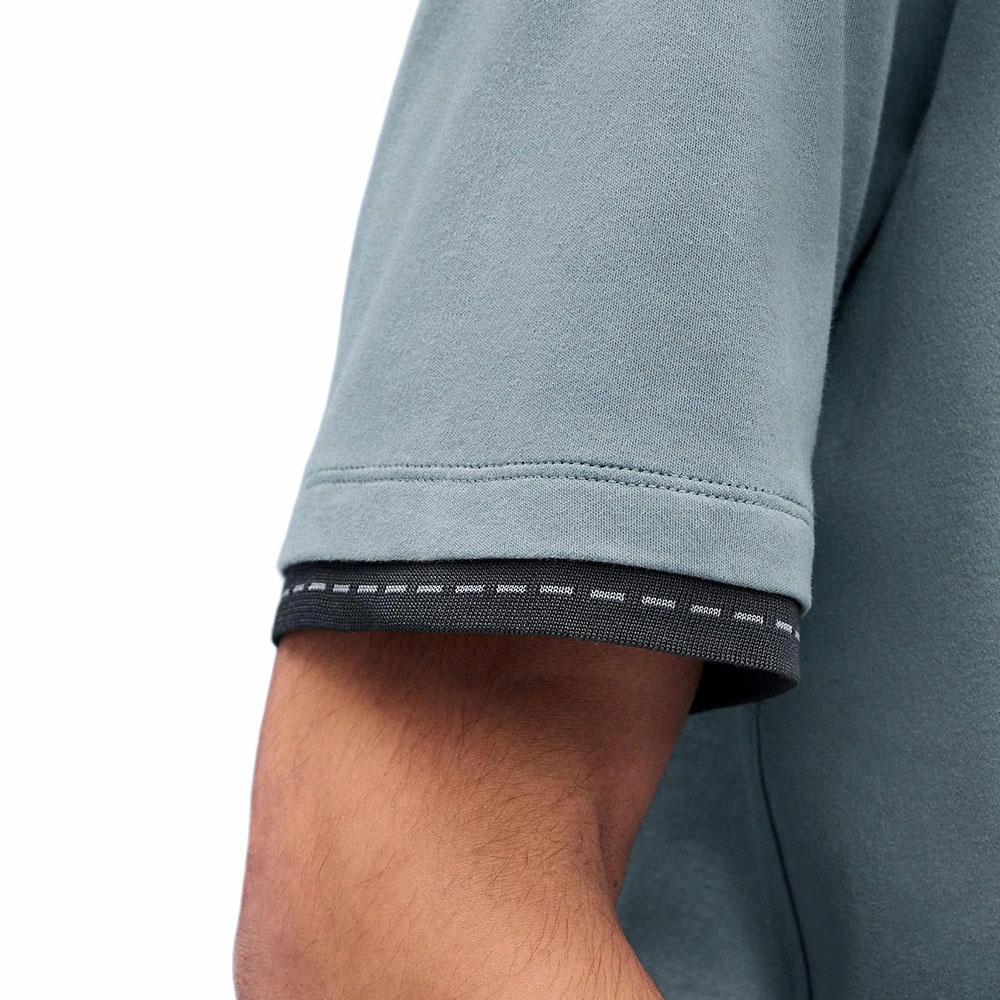 HERMES SS25  Solid Blue-Grey Short-Sleeve T-Shirt H557940HA3K 圖 4