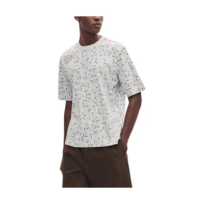 HERMES SS25 White Ribbed Trim T-Shirt Spring Summer Collection. H557920HA3Q