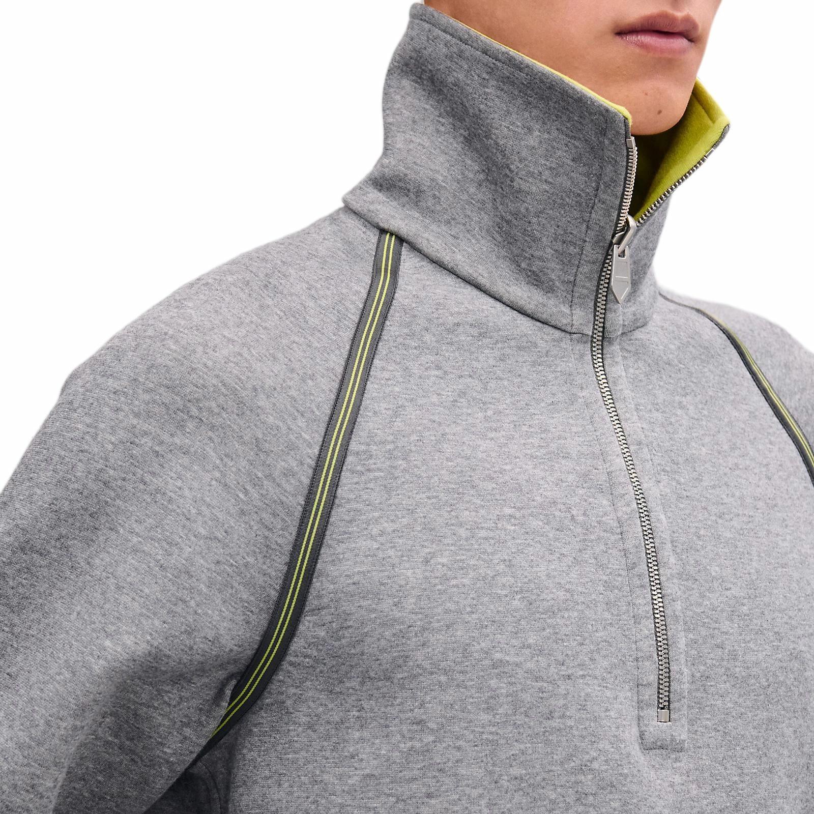 Purchase 에르메스 SS25 리버시블 스포츠 코튼 니트 스웻셔츠 그레이. H557870HA76