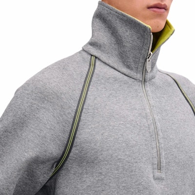 에르메스 SS25 리버시블 스포츠 코튼 니트 스웻셔츠 그레이. H557870HA76 Purchase 에르메스 SS25 리버시블 스포츠 코튼 니트 스웻셔츠 그레이. H557870HA76