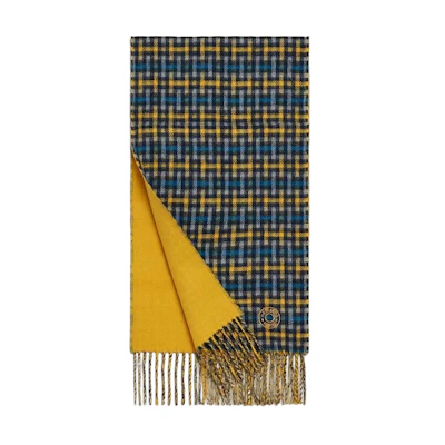 HERMES Stylish Comfortable Letter Print Wool Scarf Unisex H393832T