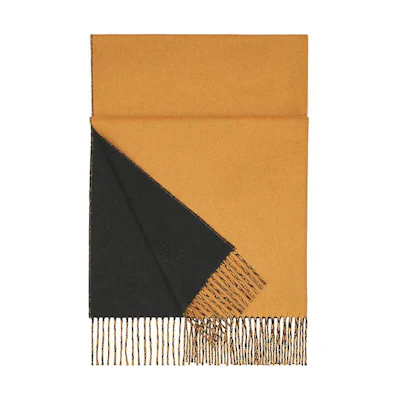 HERMES Stylish Dual-Tone Embroidered Scarf Unisex H259084S 48