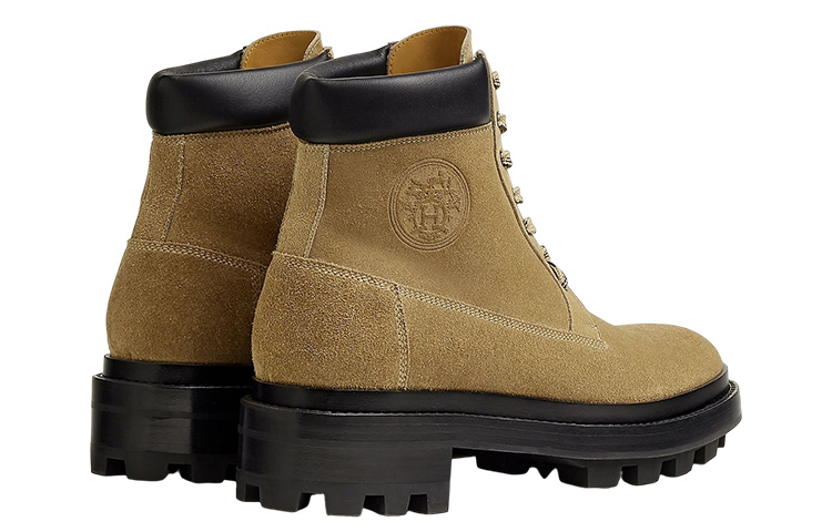 Purchase HERMES Suède Enkelboots met Riem ''Bruin'' H222968Z-HBK