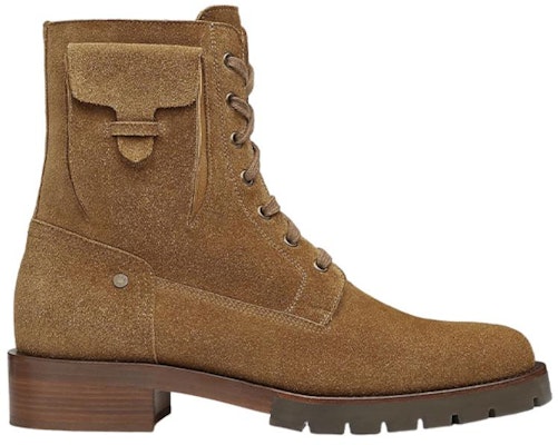 HERMES Suede Lace-Up Ankle Boots 'Brown Fashion' H212940Z-H6D Order HERMES Suede Lace-Up Ankle Boots 'Brown Fashion' H212940Z-H6D