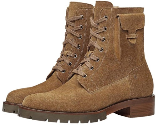 HERMES Suede Lace-Up Ankle Boots 'Brown Fashion' H212940Z-H6D Lookbook HERMES Suede Lace-Up Ankle Boots 'Brown Fashion' H212940Z-H6D